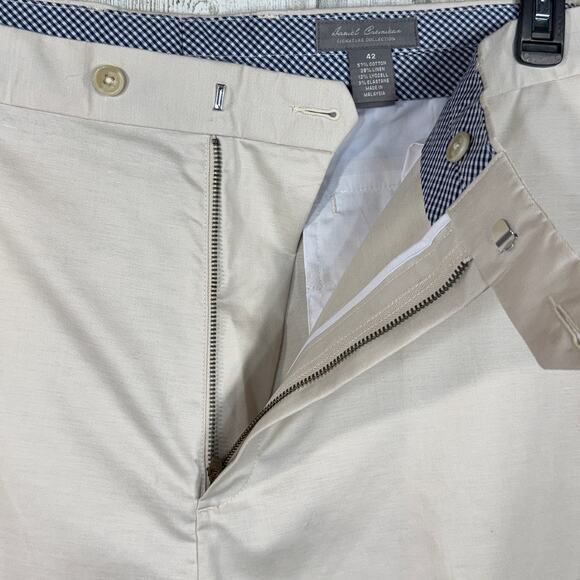 Cremieux SZ 42 Shorts Pocket Zip-Fly Linen Blend Signature Collection Flat Front - Picture 5 of 6